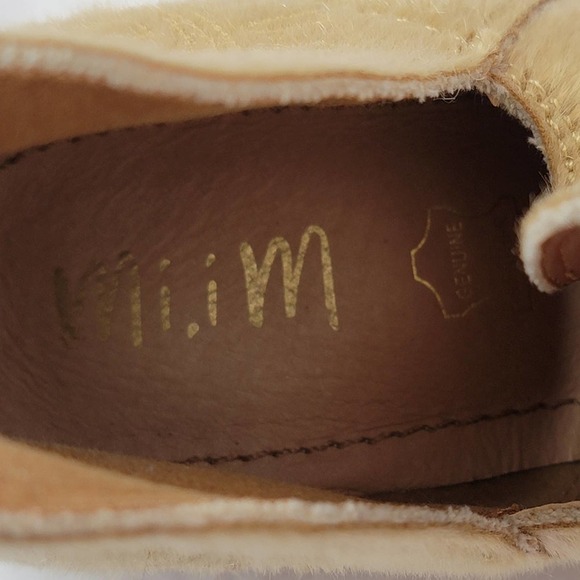 MI.IM Ankle Booties Blonde Hair Round Toe - Picture 11 of 16